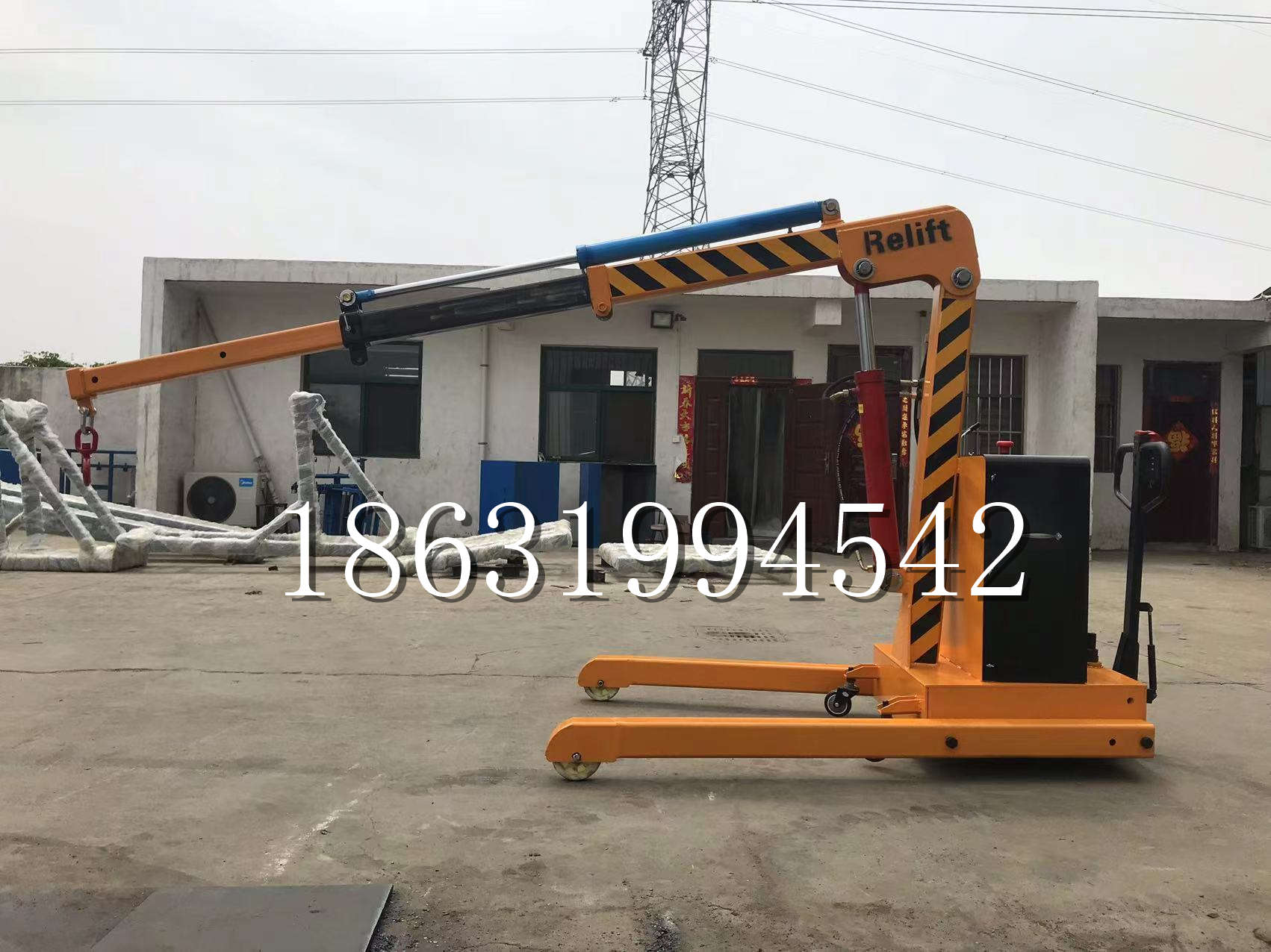 二仑乡久征定做3吨三轮随车吊 农用园林绿化移树吊 平板工程用小吊机