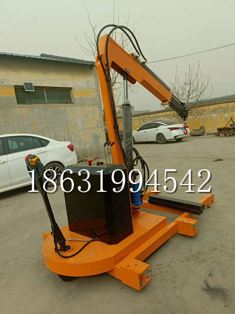 二仑乡自卸车厢随车吊 自制轮式四不像起重机 四驱平板吊 5吨 贵盛